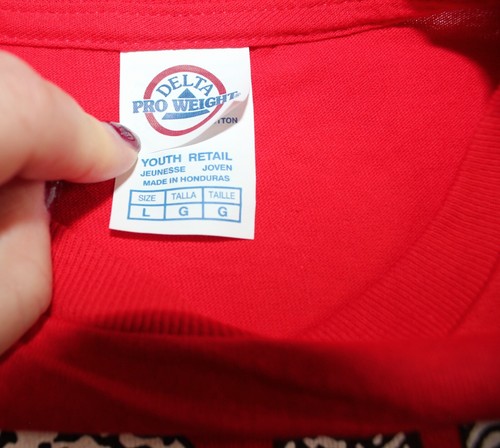 Train Win Rest Repeat Boy's/Girl's Red SZ Youth Lg Short Sleeve T Shirt NWOT - Picture 4 of 7
