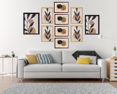 10 Stück Multi Bilder Fotorahmen Wandbehang Collage 2 (6x8'') 8 (5x7'')