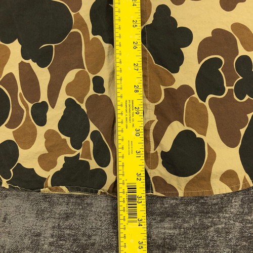 VTG Columbia Sportswear Shirt Mens M Medium Brown Duck Camo Vented Short Sleeve - Picture 9 of 15