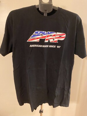 Vintage PRP Seats Shirt Black Graphic USA Print Short Sleeve Tee XL