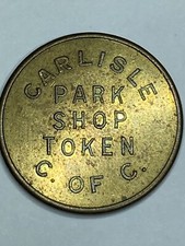 CARLISLE PARK AND SHOP TOKEN GOOD ONLY IN PARKING LOT METERS CARLISLE PA. #rg1