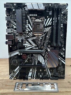 ASUS  Prime Z390-P LGA 1151 Intel Motherboard *PCI-E Damaged & SATA* PARTS ONLY