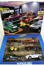 Hot Wheels Silver Series Legends 2025 Tour 6 Car Set GTO Mustang Gasser JPY78