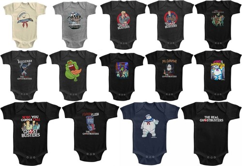 Pre Sell The Real Ghostbusters Bodysuit One Piece Jump Suit Baby Toddler Shirt Ebay