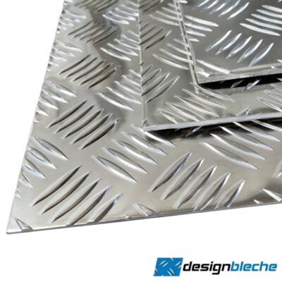 Aluminium Riffelblech Alu Warzenblech 2 Meter Auswahl Tränenblech Blechstreifen