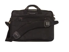 Briggs & Riley 17" Travelware Black Shoulder Bag Laptop Messenger