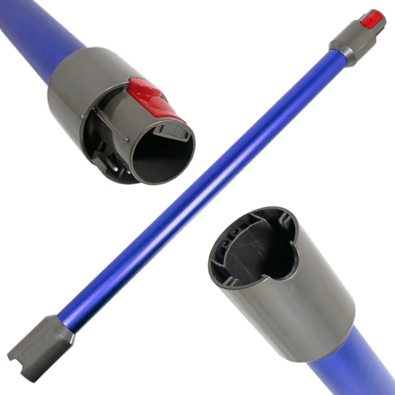 Spares2go Blue Extension Rod Wand Tube Pipe For Dyson V7 V8 V10 V11 V15 Sv10 Sv11 Sv12 Sv14 Vacuum Cleaner (Blue) - Image 2