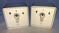 2x Electric Roller Shutter Key Switch GEBA with 3 keys Brand New  