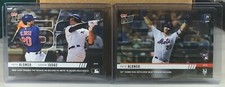 2019 TOPPS NOW #906 #913 PETE ALONSO AARON JUDGE NEW YORK METS ROOKIE LOT 52 53