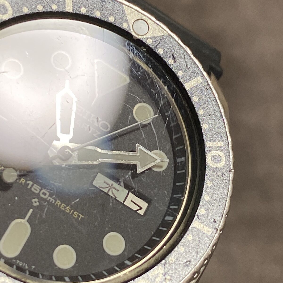 Vintage 1980 SEIKO 7548-7000 Black Boy Quartz Mens Diver Vintage 1980 SEIKO 7548-7000 Black Boy Quartz Mens Diver