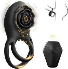 Vibrating Penis Cock Ring G Spot Clitoral Stimulator Couple Sex Toys For Men