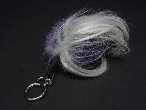 Authentic Fendi Bag Bugs Monster Fur Leather Charm Key Ring Keychain Used Mint - Picture 22 of 24