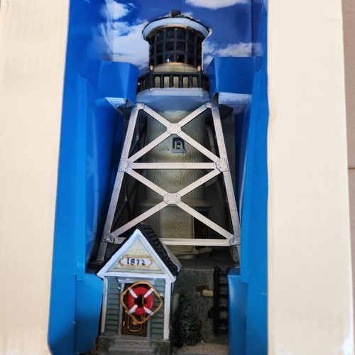 Lemax 2002 Christmas Village Collectibles Rivermouth Lighthouse Rotating Beacon - Picture 11 of 12