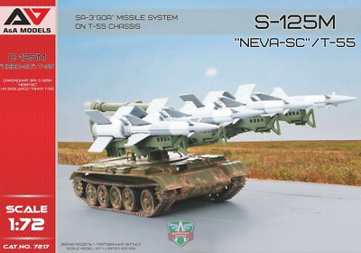A&A Models 7217 SA-3 (S-125M, Neva-SC/T-55) GOA missile system, 1/72 scale kit