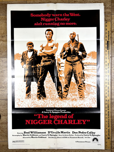 The Legend Of Charley 1972 Fred Williamson Original Vintage One Sheet Poster