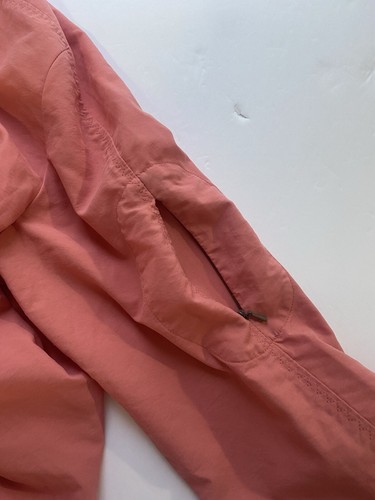 Mountain Hardware Women’s Orange Long Sleeve Button Up Blouse Orange Sz L - Picture 4 of 10