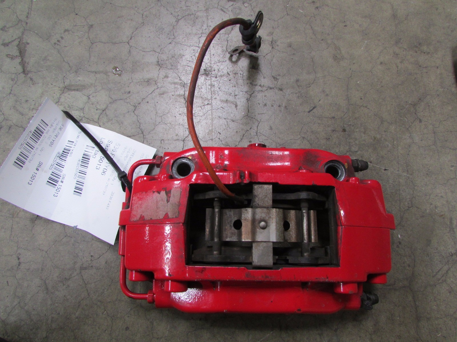 Ferrari F430, Right Front Brake Caliper, Red, Non CCM Used P/N 210739 s/c 228000