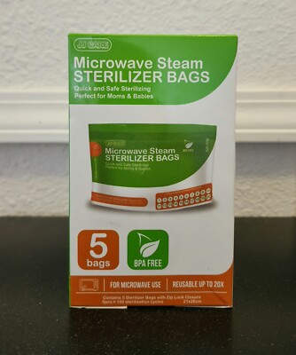JJ Care Microwave Steam Sterilizer Bags