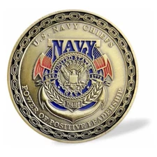 US Navy Chief Military Challenge Coin (SHIPS FROM THE USA)