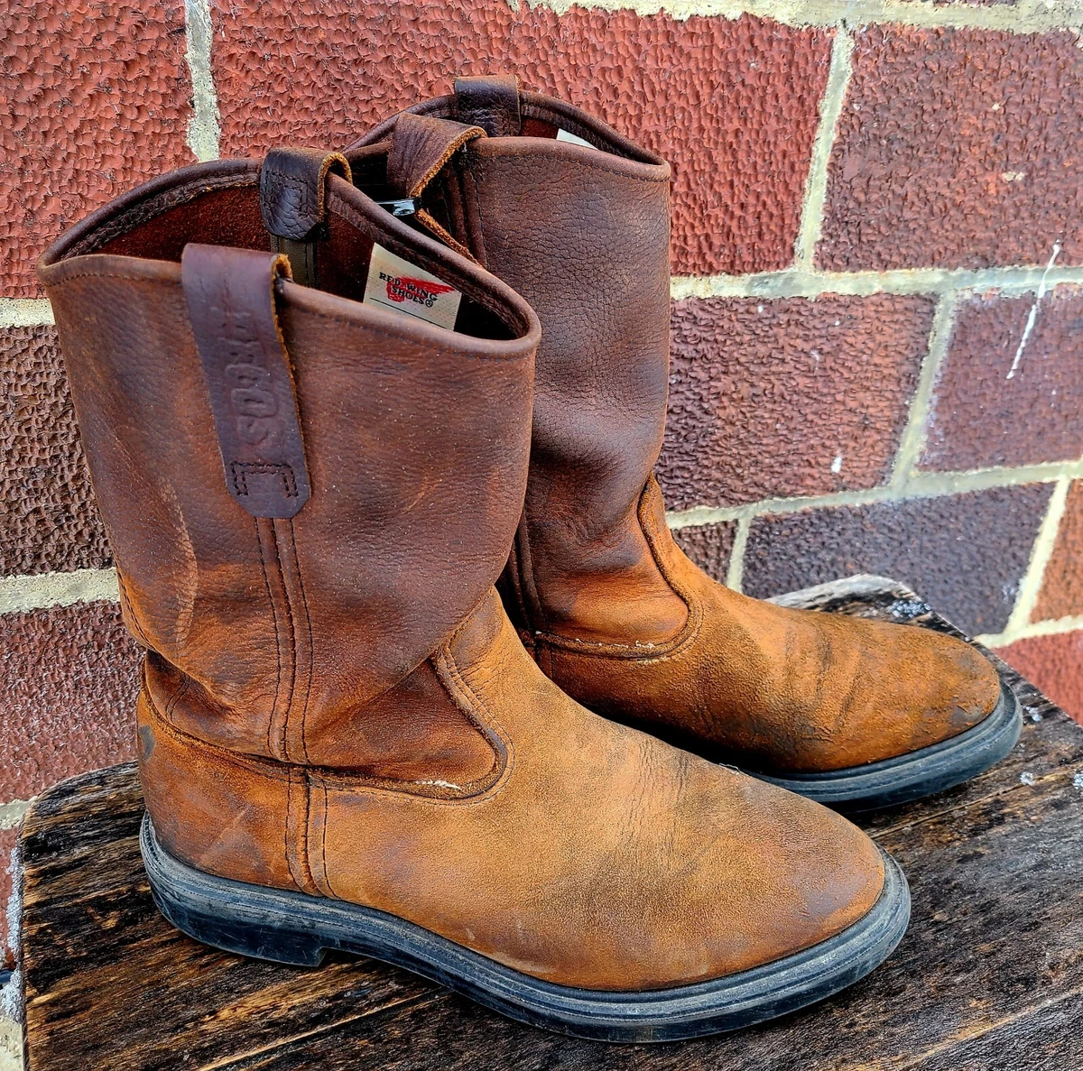 Pecos red top wing boots price