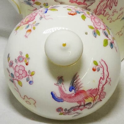 COCKATRICE PINK 9646 by Minton Coffee Pot LID ONLY NEW NEVER USED made England