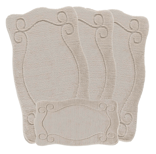ROMANY GYPSY WASHABLE 4PCS MAT SET, CARAVAN TOURER SIZES 67X120CM Elvin - Picture 8 of 38