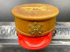 Vintage Sweetheart pin United States Infantry pin hat pin wooden US Army