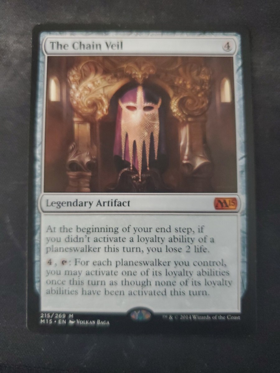 The Chain Veil 1x FOIL MTG M15 Core Set Mythic MINT artifact The Chain Veil 1x FOIL MTG M15 Core Set Mythic MINT artifact