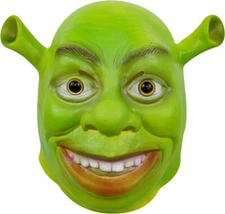 Masquerade Halloween Latex Creepy Shrek Mask Carnival party Cosplay Costume Prop