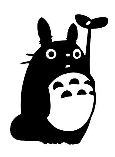 Dust Bunny Vinyl Decals My Neighbor Totoro Umbrella Leaf Studio Ghibli Stickers - Picture 1 of 1