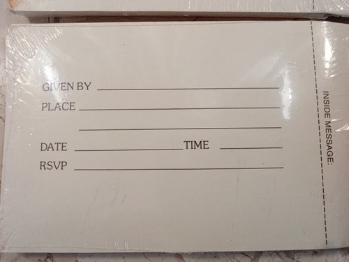 Vtg Sandra Boynton Merry Christmas 16 Party Invitations Recycled Paper 1980s - B - Picture 7 of 8