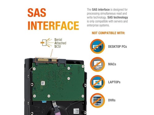 HPE PM1633a 800GB SAS 12G 2.5" Server SSD — MZ-ILT9200 (MZILT920HAHQ-000H4) - Afbeelding 2 van 5