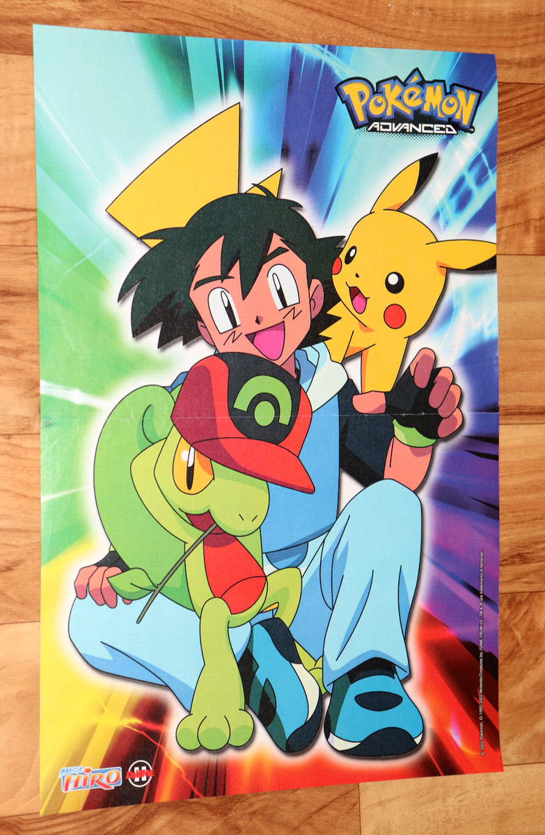2002 Nintendo Pokemon Advanced Vintage small Poster 42x28cm.. | eBay
