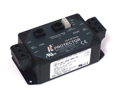 NEW INNOVATIVE TECHNOLOGIES HS-P-SP-250-30A-RJ TRANSIENT VOLTAGE SURGE SUPPRESOR