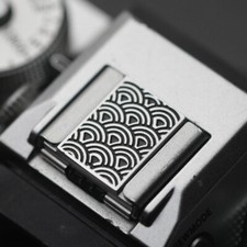 Ripple Metal Camera Hot Shoe Cover Protect For Olympus Sony Fuji Leica