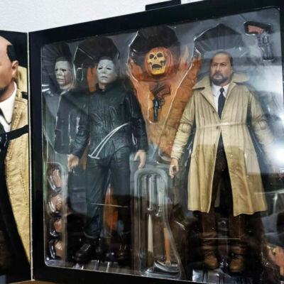 NECA Halloween 2 Ultimate Michael Myers & Dr. Loomis 7'' Action Figure Official