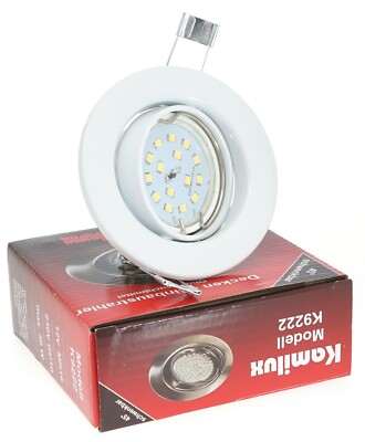 LED Deckeneinbauspots Downlights 220V 5W Flach Loch 68-75mm Dielen Strahler
