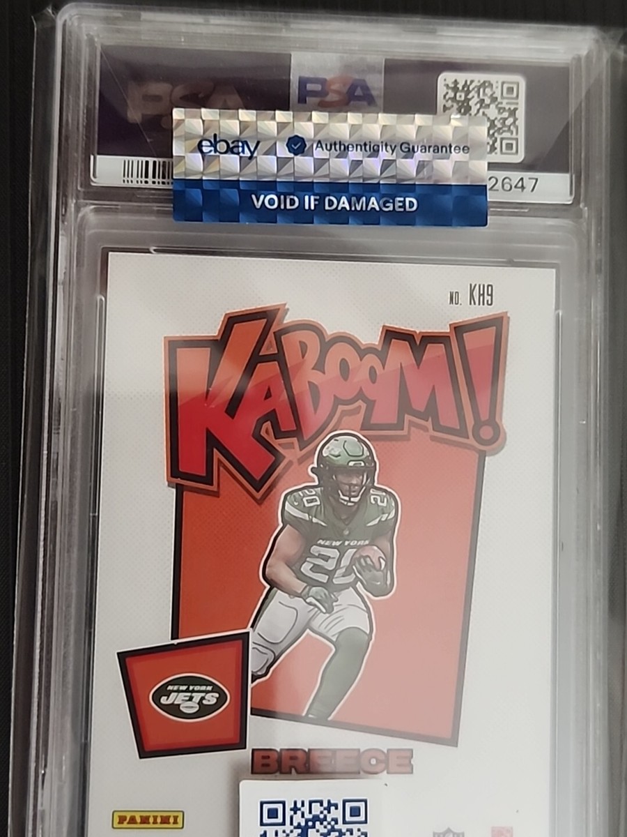 Breece Hall Kaboom! 2022 Panini Absolute #KH9 PSA 9New York Jets