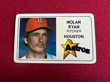 1981, Nolan Ryan, "PERMA-GRAPHICS" Credit Card  (Scarce / Vintage) Astros