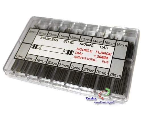 360 spring bars spring pins 8 - 25 mm watch pins ø1.5 mm