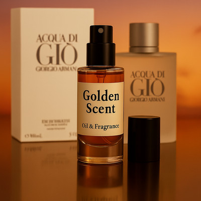 Armani Aqua Di Gio Perfume Type 1 Oz pure oil base spray very long lasting