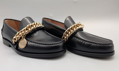 Givenchy Leather Moccasins Leather Women's Shoes with Gold Chain (Size EU36) ORIGINAL BOX #1203