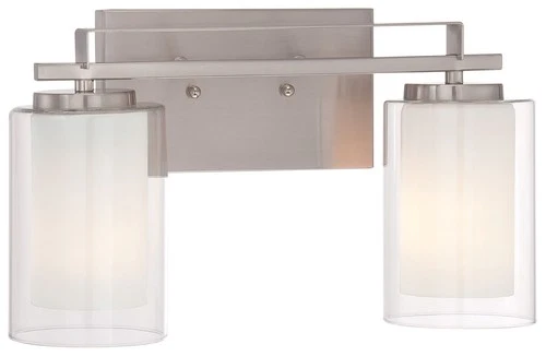 Minka Lavery 6102 Parsons Studio 2 Light 16"W Vantage Bathroom - Smoked Iron - Picture 5 of 8