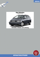 PDF Seat Alhambra 1 (1995-2010) Reparaturanleitung Fahrwerk, Achsen, Lenkung