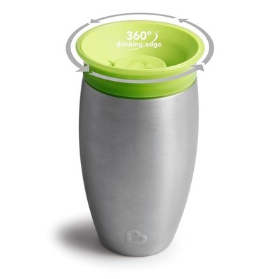 Munchkin Trinkbecher 360° auslaufsicher 296ml grün BPA-frei ab 12M+