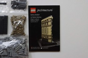 LEGO&reg; Architecture 21023 Flatiron Building New York 🟣100% Complete W/Instructio