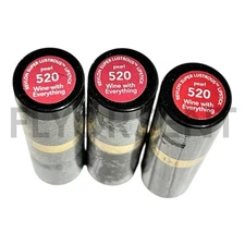 X3 Revlon Super Lustrous Lipstick 520 WINE WITH EVERYTHING NWOB