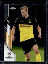 2019 Topps Chrome UEFA Erling Haaland Rookie RC #74 Dortmund