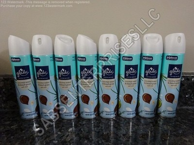 8 Glade Spray Air Fresheners Limited Edition COCONUT WATER & BEACH GRASS 7.3 oz.