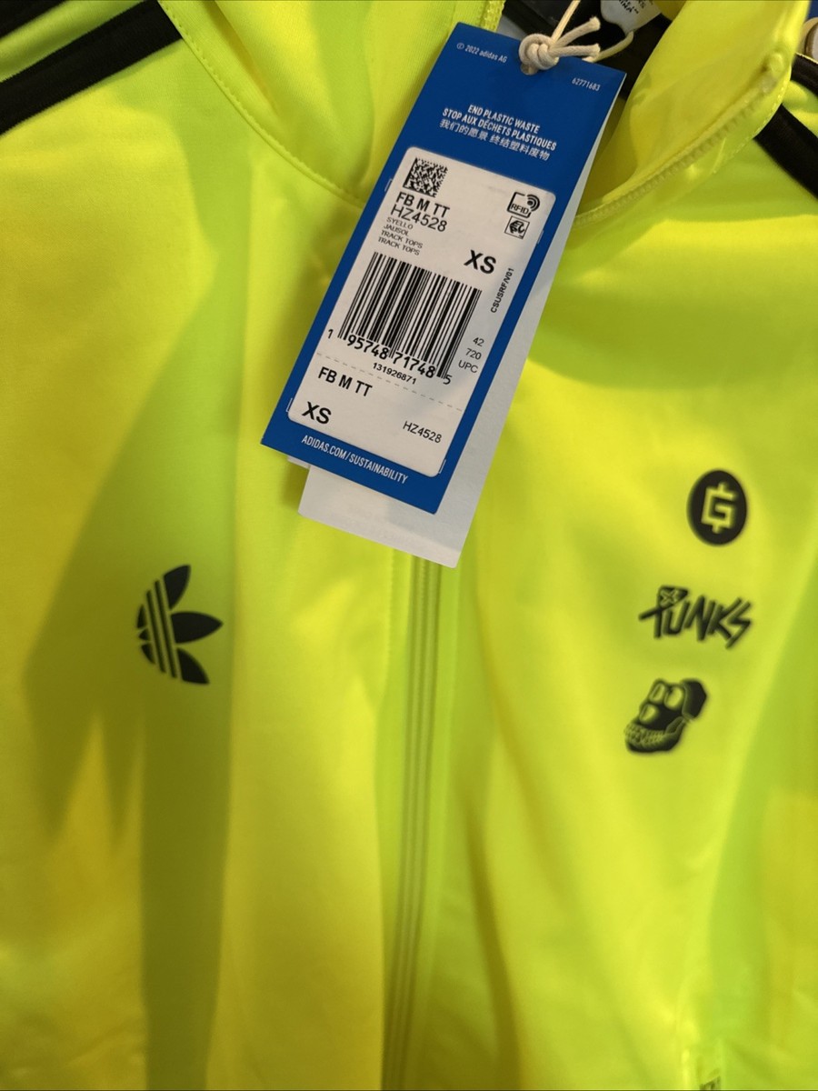 Adidas Bored Ape Yacht Club Punks Neon Firebird Track Top Jacket